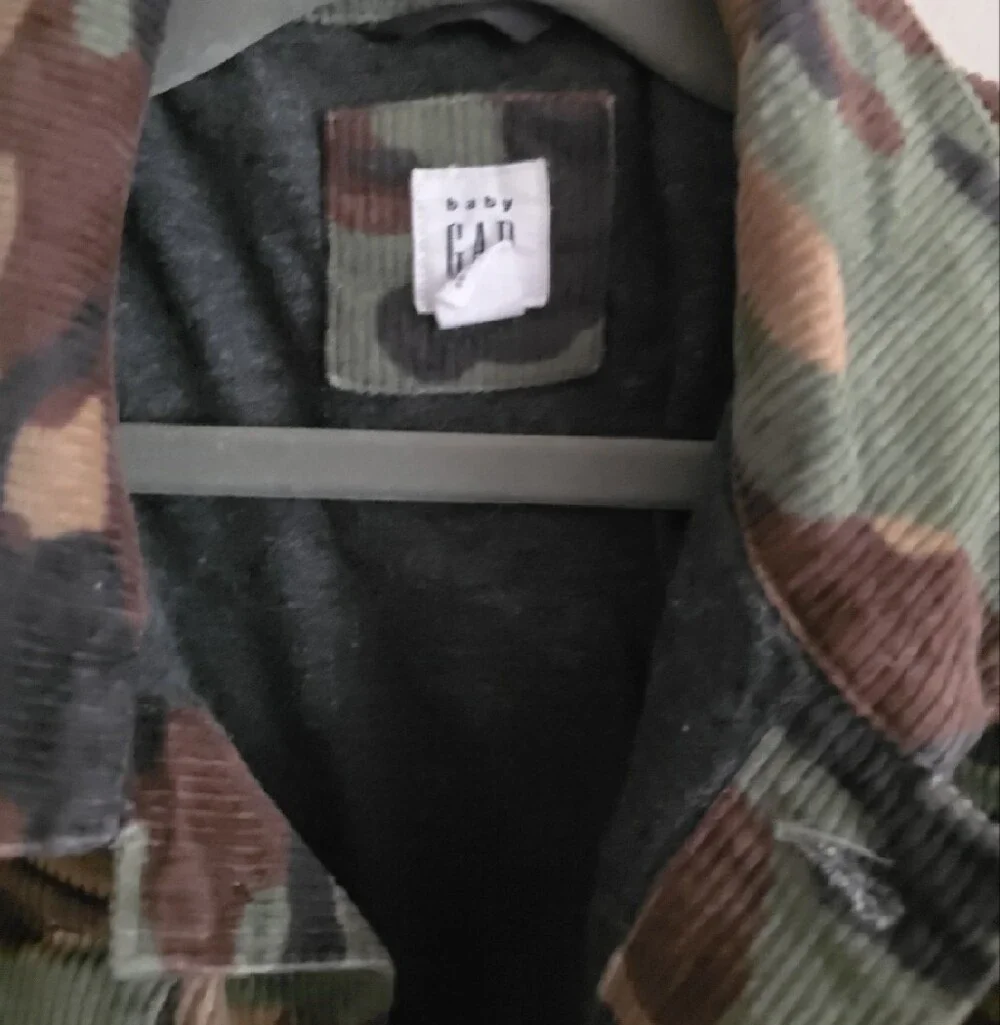 Gap Kids Size 3 Kids' Camouflage Utility Jacket - Green Camo